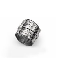 Anello Maria Cristina Sterling Uomo Circle in Argento G3521-20 - G3521-16